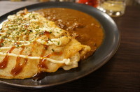 「イカ焼きカレー」@飾りじゃないのよカレーは 三田本店の写真