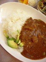 「アボガドカレー」@フルーツパーラーみしまの写真