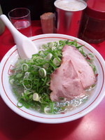 「青ネギラーメン」@博多長浜屋台やまちゃん 銀座店の写真