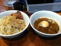 「味玉もりそば(麺普通、にんんく少し)」@とんたんめん盛々の写真