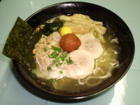 「梅潮らーめん」@南紀黒潮らーめん すいぐん亭の写真