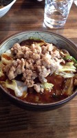 「スタミナ冷やし（豚）　大盛り」@麺家 いなほの写真