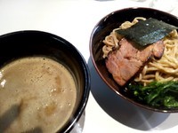 「鶏魚介つけそば（300g）」@麺 GLITTERの写真