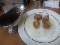 「ブラックカラアゲカレー ５辛 ￥800」@ラホール 外神田店の写真