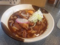 「味噌きしめん(600円)」@名代きしめん 住よし JR名古屋駅1・2番ホーム店の写真