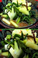 「ラーメン￥640＋葉にんにく￥50＋海苔￥30+野菜畑￥70」@環2家の写真