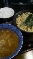 「豚骨魚介つけ麺　中盛　700円　あつ盛り」@麺処 みどりの写真