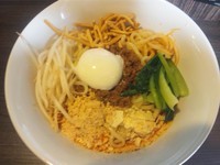 「汁なし担々麺 ￥880」@自家製麺 ほうきぼし 志茂店の写真