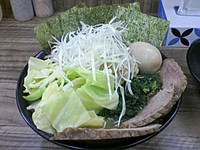 「ラーメン全部入り」@家系らーめん 武蔵家 川越店の写真