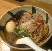 「熊野地鶏ラーメン+味付け玉子」@麺創房 玄NOMADの写真