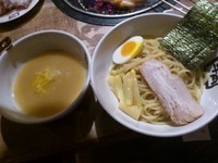 「鶏塩ゆずつけ麺」@牛角 塩山店の写真