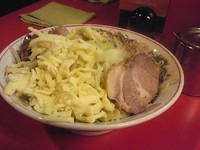 「汁なし（脂少な目）750円」@ラーメン 麺徳 東陽町店の写真