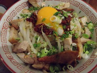 「汁なし肉そば（限定）」@せたが屋 品川店の写真