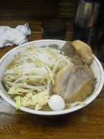 「ミニラーメン野菜にんにく少なめ」@ラーメン二郎 新小金井街道店の写真