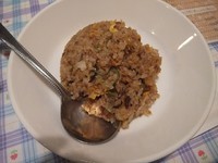 「本日のAランチ650円(半チャーハン＆坦々麺)」@中華ダイニング我が家の写真