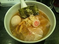 「味玉中華そば(塩)」@江戸前煮干中華そば きみはん 五反田店の写真