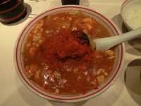 「蒙古タンメン(￥770)+マーボ大盛り（￥60）」@蒙古タンメン 中本 目黒店の写真