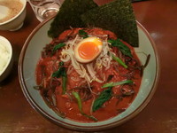 「辛子そば(￥700)」@ら〜麺の創造 つけ麺岡崎の写真