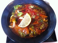 「スタミナ麺（冷し・並・辛め）  750」@麺屋ゆうの写真