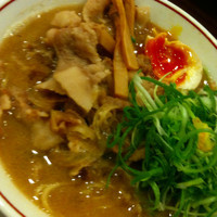 「肉そば」@ラーメン本丸 小牧店の写真