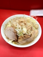 「ラーメン（ニンニク、ヤサイ、アブラ）650円」@ラーメン二郎 松戸駅前店の写真