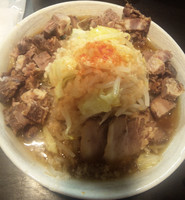 「にぼ次郎（全増し）680円＋崩しぶた120円＝800円」@幻の中華そば加藤屋  四条にぼ次朗の写真