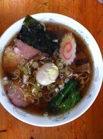 「特製手打中華（醤油）　８００円」@手打ち中華 たきざわの写真