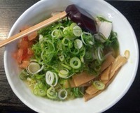 「香魚とろみ塩らーめん780+九条ねぎ」@麺場 風麟の写真