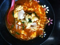 「辛玉ラーメン」@餃子の王将 多治見店の写真