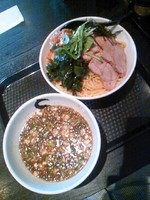 「和風つけ麺（大盛）８００円」@究極J’sラーメンの写真