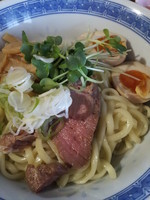 「油そば700円+味玉100円」@燦燦斗の写真