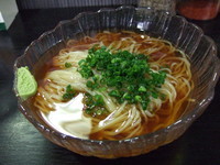 「冷　かけ麺」@○寿の写真
