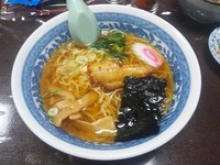「ラーメン＋焼酎＋鶏モツ煮」@ふきのとうの写真