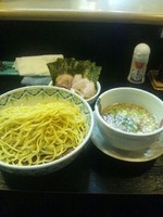 「豚鴨つけそば730円＋のり100円」@中華そば 多賀野の写真