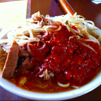 「豚入りオロチョン中盛り」@にかいやの写真