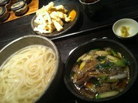 「牛ホルモンつけ麺」@手打うどん 山元麺蔵の写真