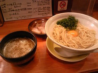 「釜玉つけ麺」@麺元素の写真