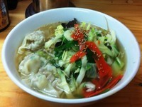 「塩野菜ワンタン麺」@九州大分ラーメン 麺恋亭 中華街店の写真