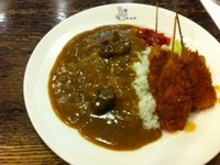 「カレーライス（串3本セット）¥1000」@明治軒の写真