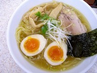 「淡麗塩Soup 味付玉子1/2」@Soupの写真