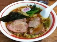 「中華そば＋そぼろご飯　（650円＋100円）」@青竹平打ち中華そば 麺壱吉兆の写真