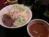 「みそつけめん　850円　ニンニク」@らーめん こてつの写真