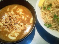 「焦がしチーズのカレーつけ麺大盛」@中華蕎麦 瑞山（ZUIZAN）の写真