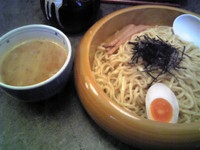 「辛味噌つけ麺（玉子麺）＋ライス」@つけ麺専家 甚太郎の写真