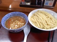 「辛出汁つけ麺、特盛り」@もっちりつけめん しゃりん 南大沢店の写真