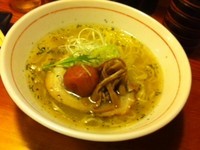 「梅塩らーめん」@麺一献の写真