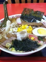 「ジャンボラーメン￥650麺硬め」@中華・定食の店 大連の写真