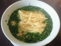 「特製甘エビワンタン入りスープそば(塩味)（1000円）」@四川風家庭料理 ほんわ華やの写真