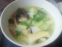 「野菜の塩味汁そば(ランチセット800円)」@CHINESE DINING 心樹の写真