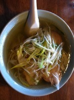 「塩ネギチャーシュー麺　９００円」@めん屋 ききょうの写真